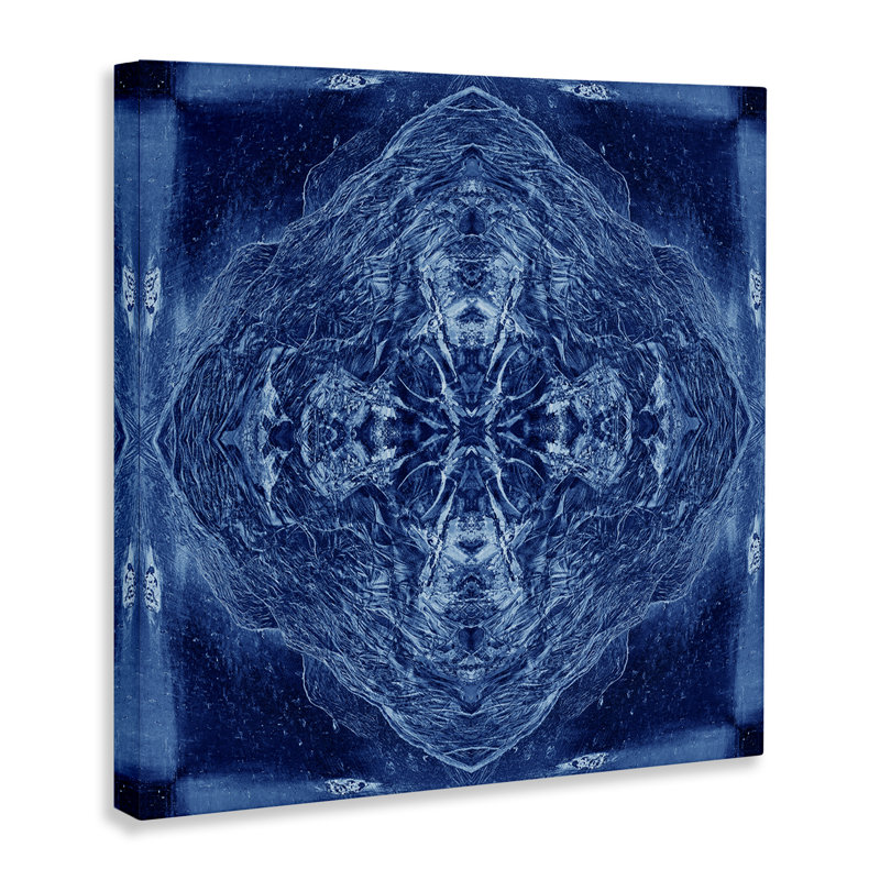 Art détaillé sur toile à motif uniforme par El Perkin, H 36 po x l 36 po
