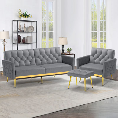 2 - Piece Velvet Living Room Set