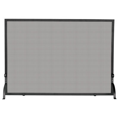 Guffey 1 Panel Iron Fireplace Screen