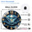 Horloge murale diamant