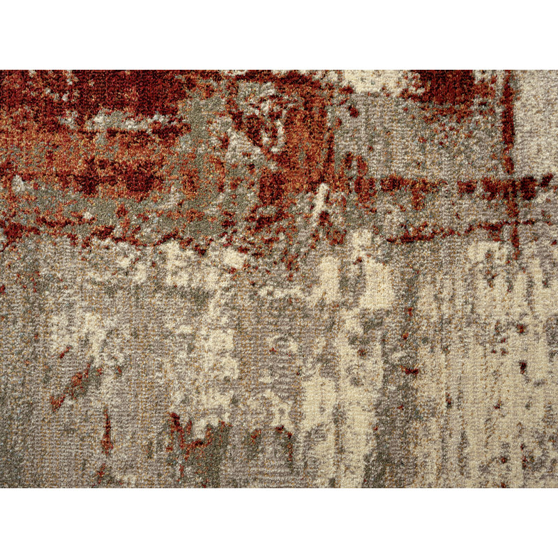 Tapis beige Asif Southwestern, Rectangle 6 pi x 9 pi