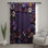 Rideaux à motif floral, voilages et voilages à motif floral - 1 panneau