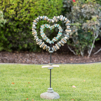 Double Heart Garden Stand
