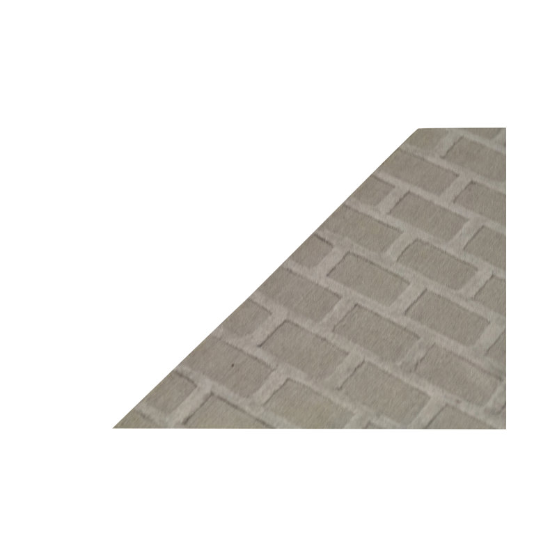 Geometric Area Rug in Gray