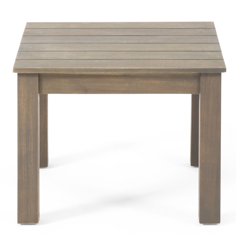 Table d'appoint en bois Channing, gris