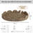 Handwoven Scalloped Wicker Tray with Handles, Seagrass Serving & Decorative Tray-983117649