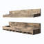Castile 2 Piece Solid Wood Accent Shelf