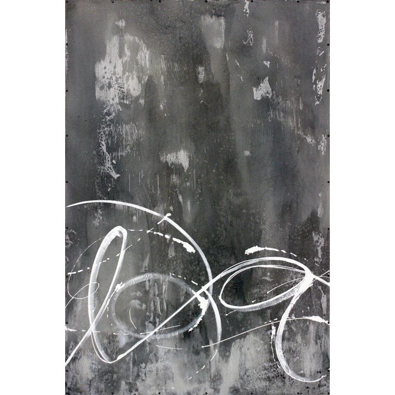 Amalgamation 3 - Peinture sur bois sans cadre
