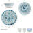 Fitz and Floyd Sicily 12-Piece Dinnerware Set, Service for 4-107377505