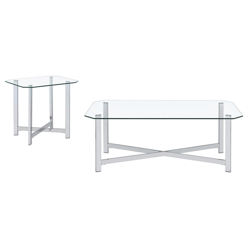 Ensemble de tables basses 2 pièces Linda
