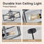 Plafonnier semi-encastré 19 po 4 lumières