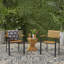 LARIS WOOD AND METAL CHAIR