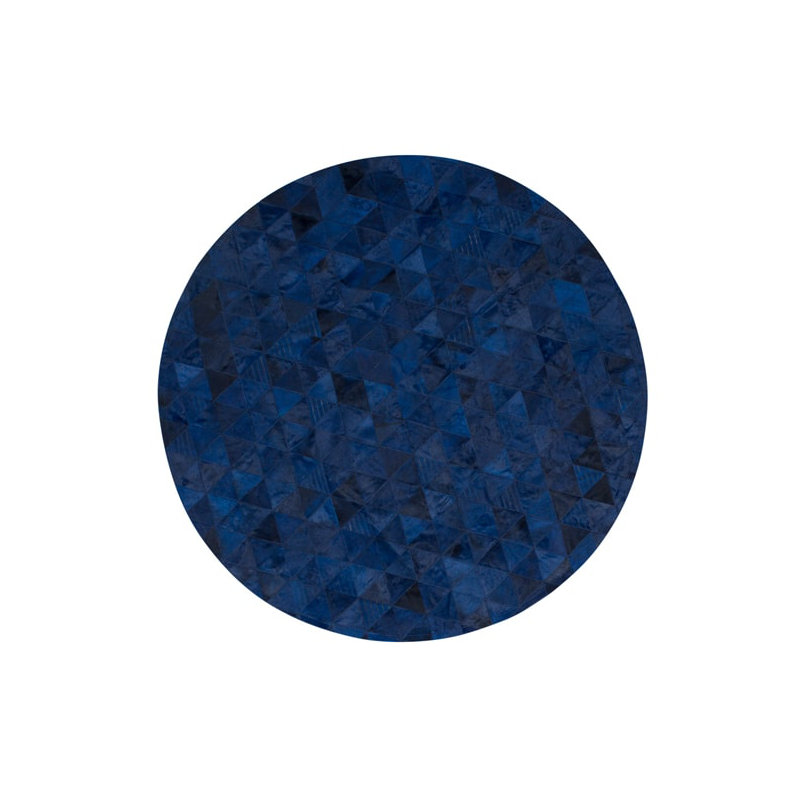 Art Hide Cowhide Area Rug in Blue