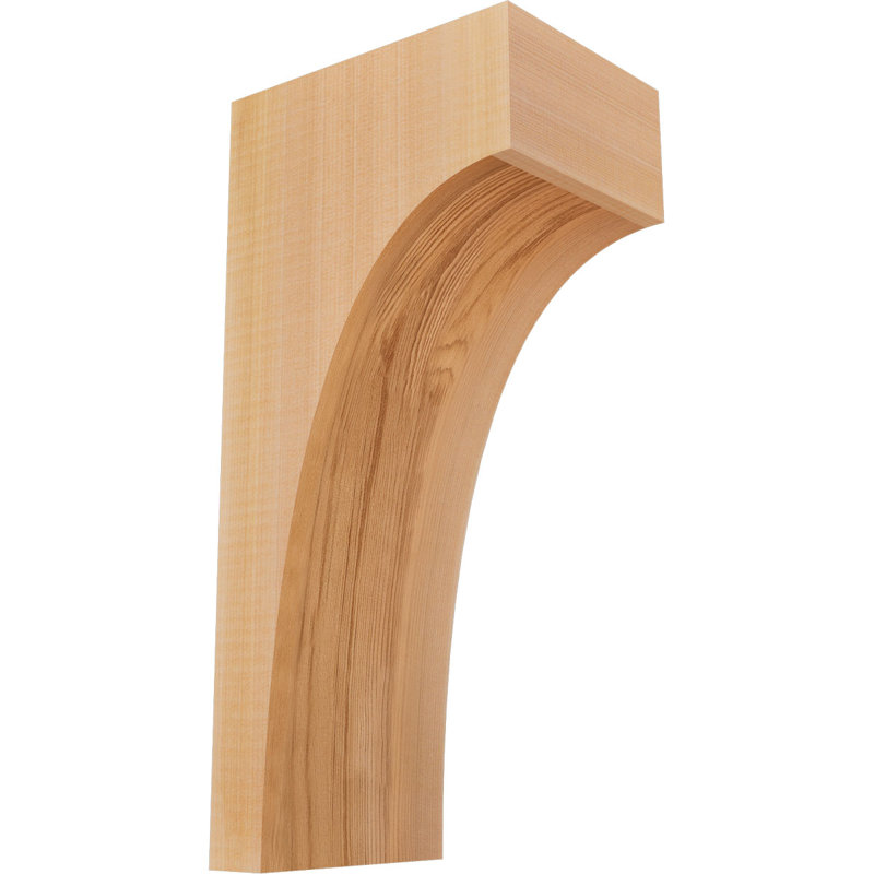 Huntington Corbel, H 16 po x l 5,5 po x P 8 po, Lisse, Cèdre rouge