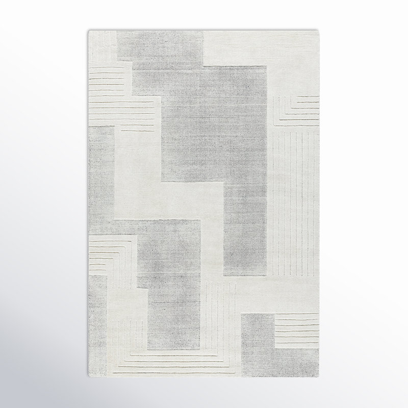 Molde Hand Loomed Wool Area Rug, Rectangle 8' x 10'