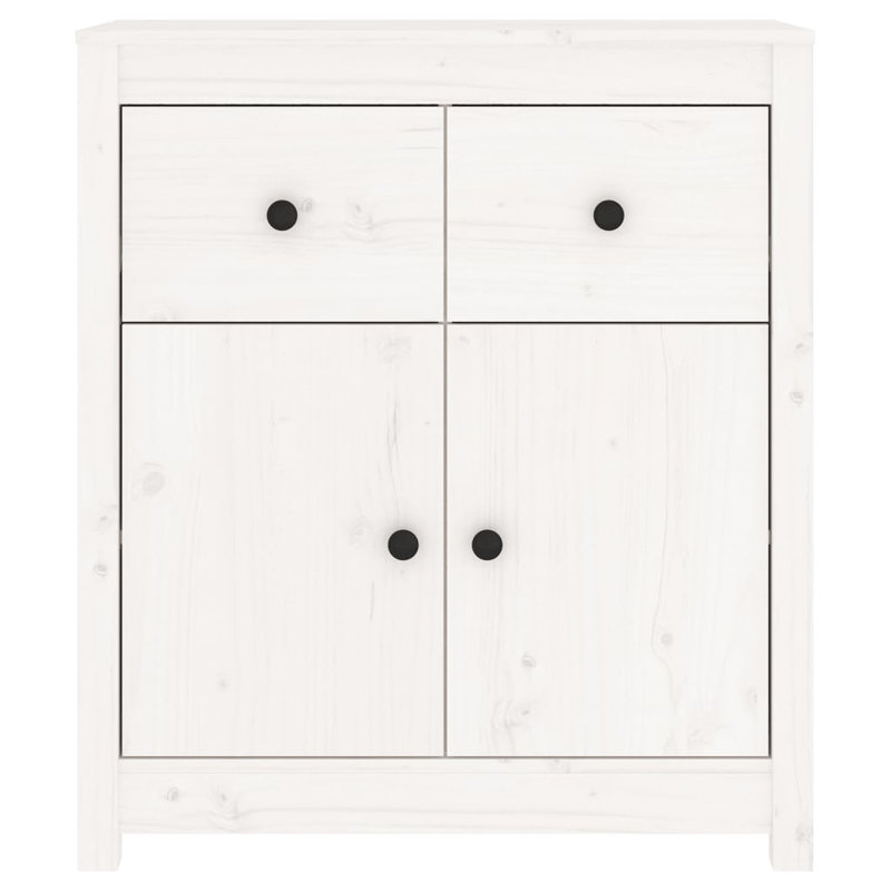 Gracela 70cm Solid Wood Sideboard, White