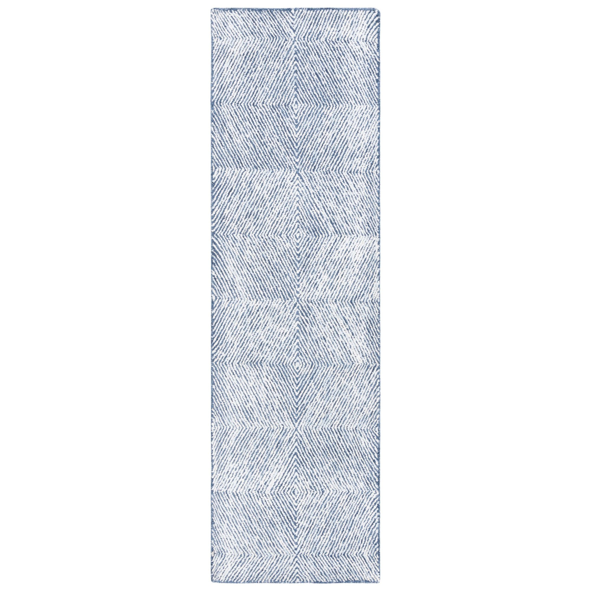Latitude Run® Soho Hand Tufted Viscose/Wool/Cotton Geometric Rug in ...