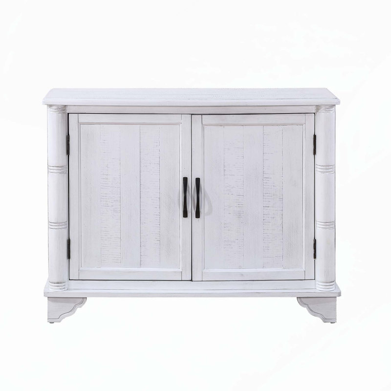 Versatile Console Table with Storage Options and Quality Materials for Home Decoration, Antique White