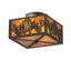 Rustic Lodge 2 - Light Semi Flush Mount