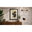 Squirrel on Branch Botanical - Framed Print-549554791-549554788