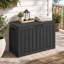 Boîte de rangement pour l'extérieur en résine durable de 50 gallons, idéale pour les meubles de jardin-131658053-131658055