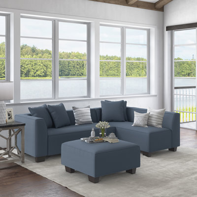Easton Upholstered L-Shaped Sectional Right Hand Facing