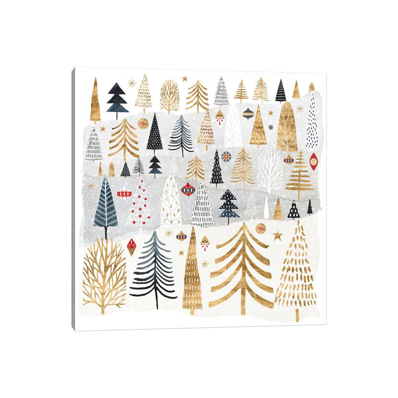 Christmas Chalet III by Victoria Borges - Wrapped Canvas Print, 45.72 cm H x 45.72 cm W x 3.175 cm D