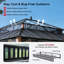 Pavillon de jardin 14 pi x 12 pi SUNJoy Kingston, pavillon en acier avec toit rigide et rideaux-115709164-115709165