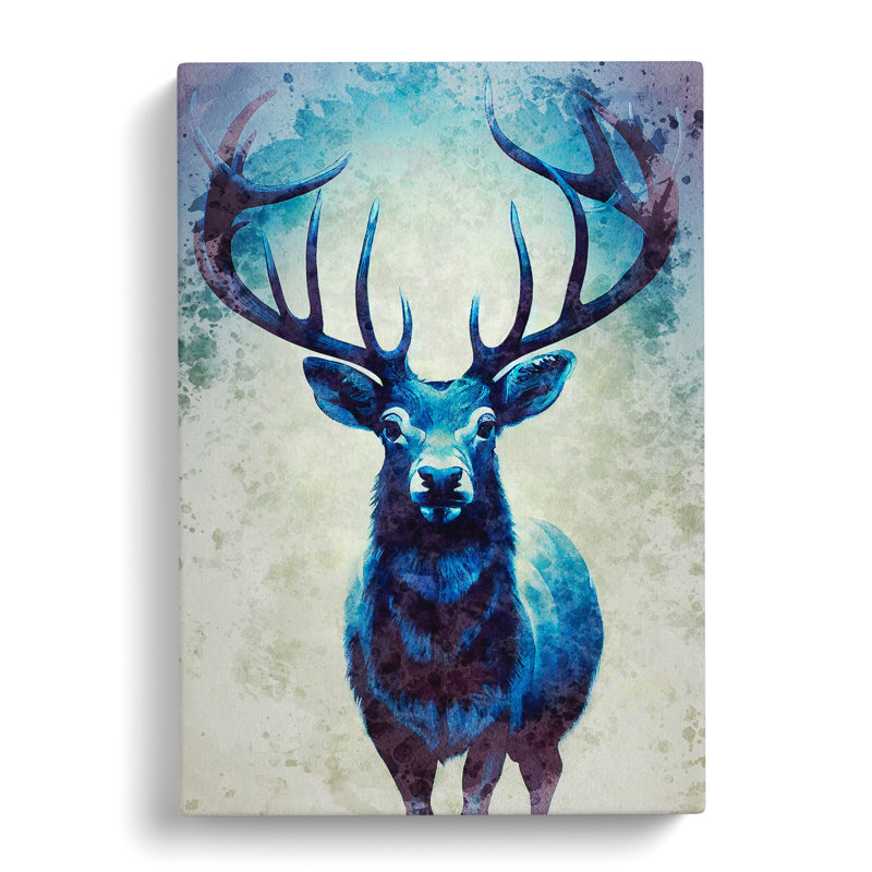 View Of The Stag No.4 - Wrapped Canvas, 50cm H x 35cm W x 3cm D