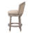 Tino Low Back Wood Swivel Stool-2001862295-2001862294