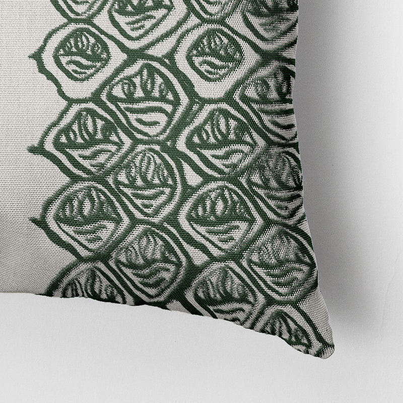 Housse et insert de coussin d'extérieur pour l'extérieur, 18" x 18", Vert