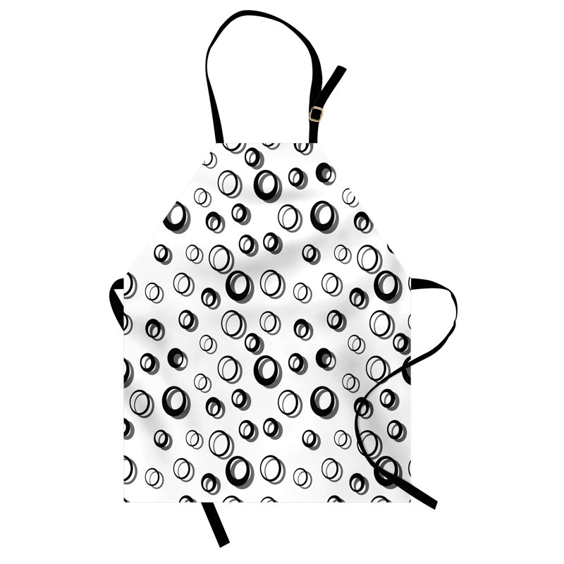 Tablier à motif géométrique