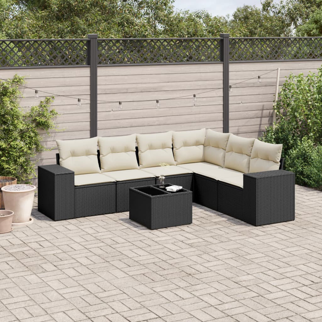 Gartensofa mit Kissen