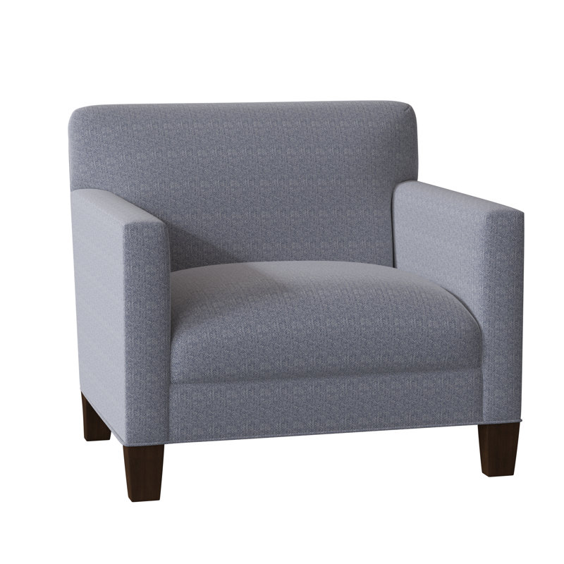 Fauteuil large de 36 po Bleeker, Café, Bleu marine Bailey Ld