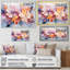Décoration murale multicolore floral Symphony II - Abstract Botanicals-176690560-176690570