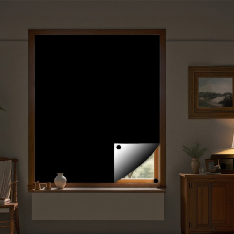Rideau de lumière de voyage portable kndndieu - aucun perçage requis, A