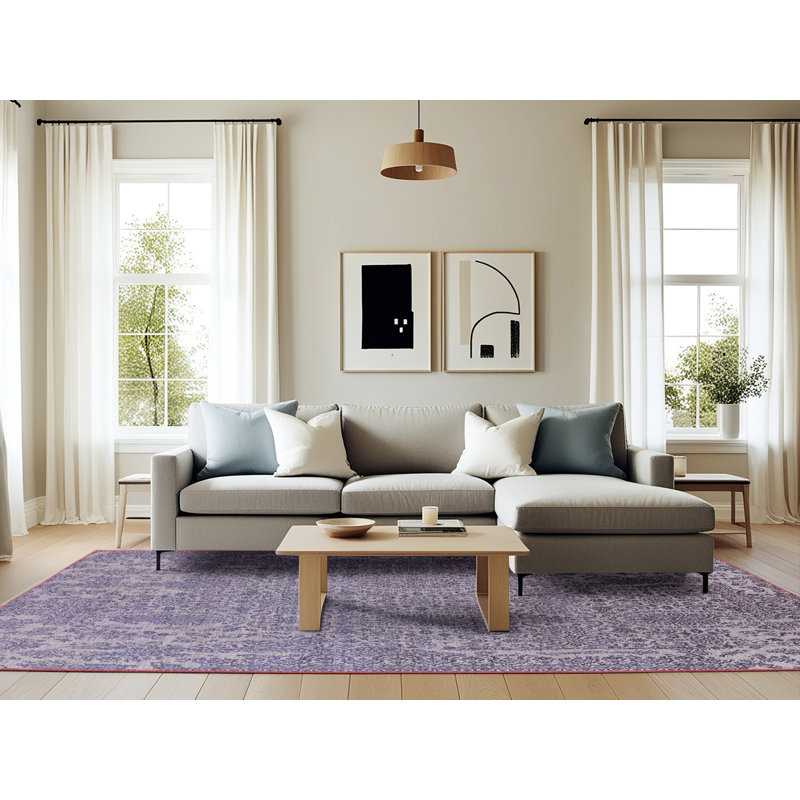 Tapis oriental Purrple, Rectangle 6 pi x 9 pi