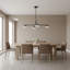 Sean Lavin Khan 4 Light Dining Room Chandelier With Silk Screen White Inside Clear Outside Shade-1855238984-1855238986