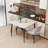 Annagh Stone Top Metal Base Dining Table-268854960-268855629