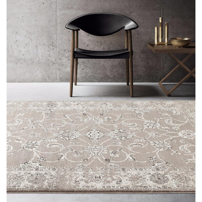 Tapis intérieur/extérieur beige foncé Tobis, 7'10" x 10'6"