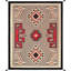 Hand Knotted Wool Geometric Area Rug in Mocha-1831837628