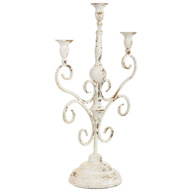 Metal Tabletop Candelabra