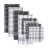 Cotton Checkered Waffle Kitchen Towel Linen Set-50594693