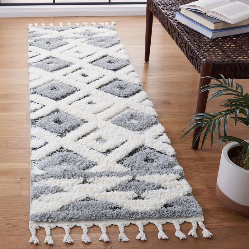 Tapis à poils longs Kiki Performance, Tapis de couloir 2 pi 3 po x 8 pi