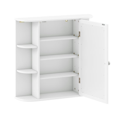Alinblot 26 " W X 25 " H Yes Medicine Cabinet with Mirror