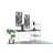 Reversible smart workbench wooden desk White/Brown