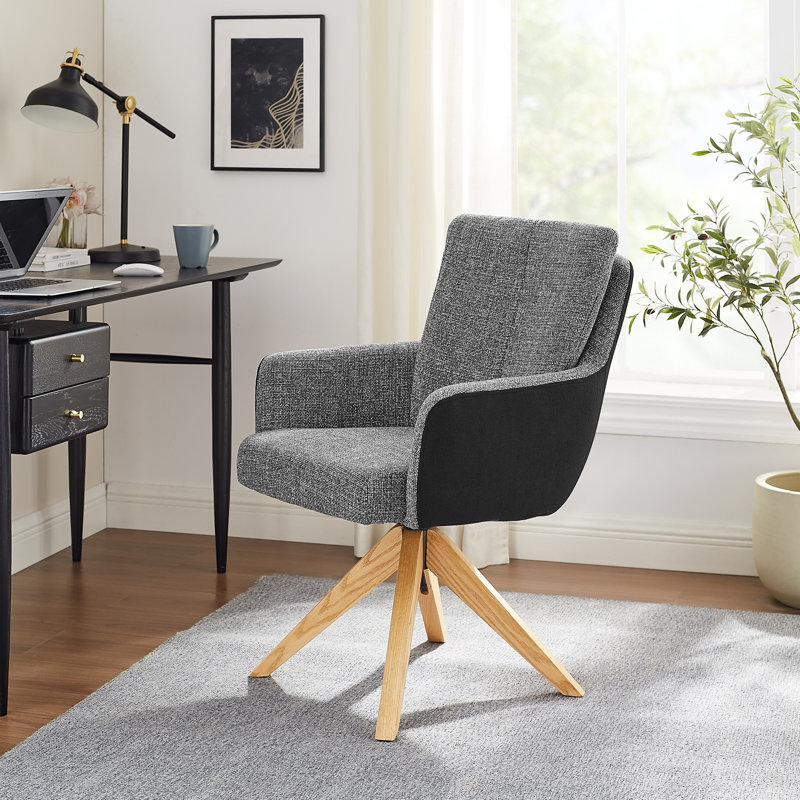 Chaise de bureau Bernab, Gris