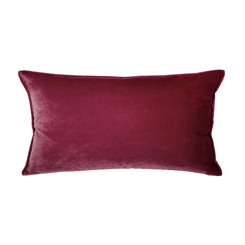 Franklin Washable Velvet Square Pillow Cover & Insert , Galante, 15"H X 20"W