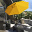 Parasol de patio 11 pieds avec manivelle en aluminium Pacifica-1219283010