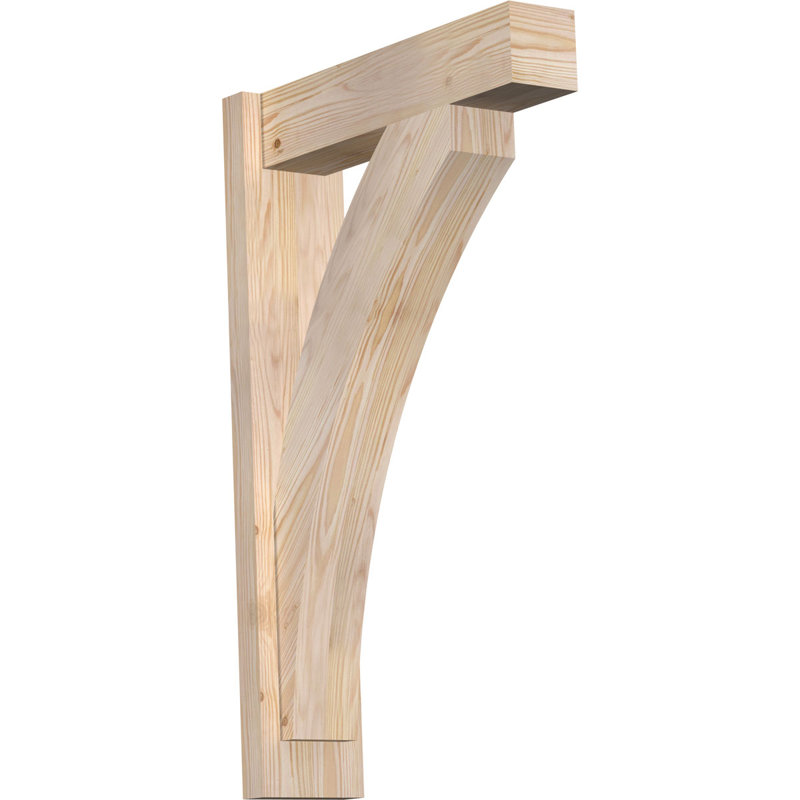 Bloc de bois rustique Thorton, Cèdre rouge de l'Ouest l 5 1/2 po (lisse), P 24 po x H 32 po